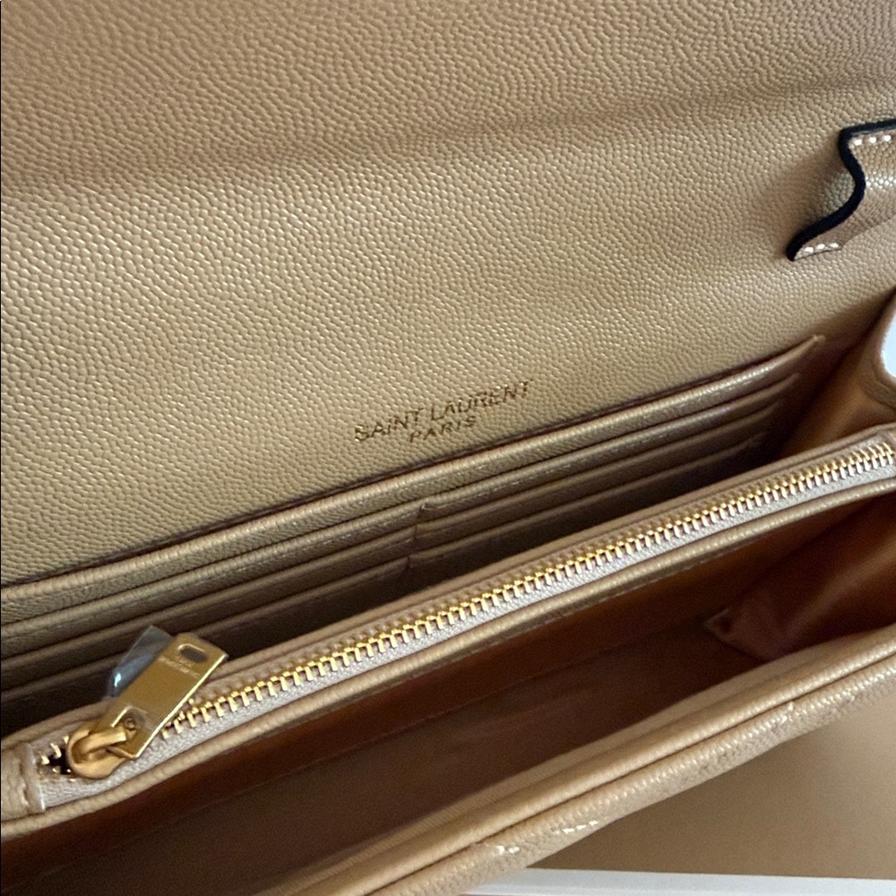 Design Crossbody Purses Copy Brand New 9X6 Light Brown - Picture 2 of 8